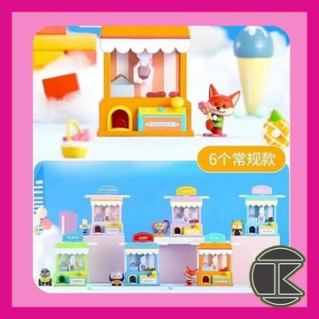 【10月預購】迪士尼瘋狂動物城盲盒 一中盒6入 動物方城市 可愛造型 角色收藏推薦 愛蛋客