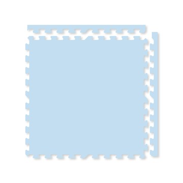 特力屋防護地墊 62x62x2cm 4入 淺藍