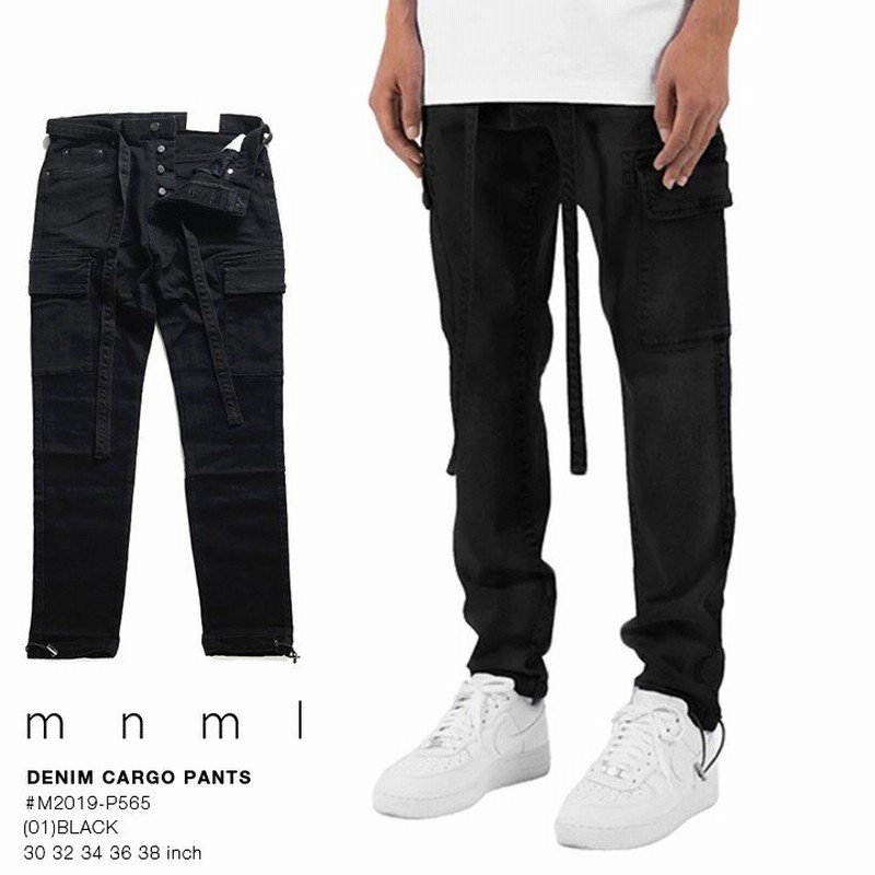 ミニマル mnml カーゴパンツ ロングパンツ 長ズボン メンズ レディース b系 かっこいい おしゃれ ストレッチ リラックスフィット イージーパンツ  無地 シンプル 通販 LINEポイント最大0.5%GET | LINEショッピング