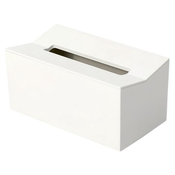 簡約可壁掛衛生紙盒 20 x 11 x 10cm  白色  1個