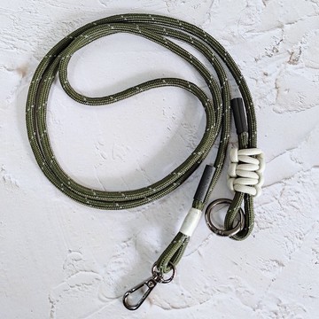 軍綠 登山繩 /手機背帶 小包背帶 萬用背帶 斜背繩 /可調節長度