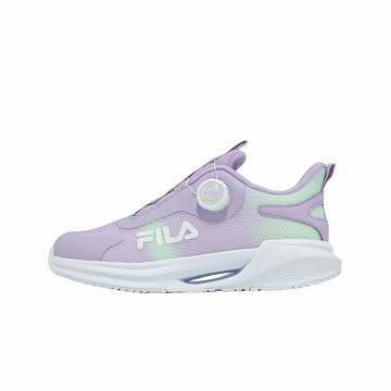 Fila 慢跑鞋 J425A 中大童 小朋友 紫 藍 拼接 旋鈕 斐樂 運動鞋 2J425A961
