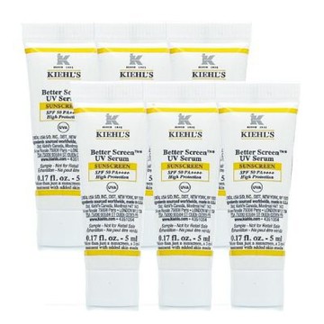 *KIEHLS契爾氏 輕潤膠原胜肽防曬精華5ml*6(正統公司貨)