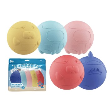 Kb. 海洋探險矽膠水球5入(可重複使用)