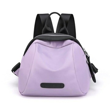 尼龍時尚貝殼款女士後背包小號牛津布包潮流迷你背包防水女包包【木屋雜貨】