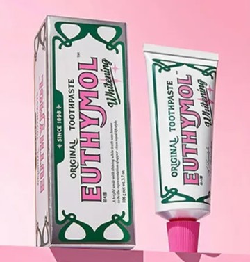 EUTHYMOL TOOTHPASTE WHITENING 潔白牙膏 75ML (1+1)2入一組
