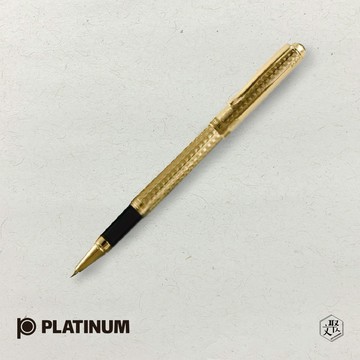 【PLATINUM】白金牌 雙色筆尖金夾雕花鋼珠筆 WKG-1200(原廠正貨)