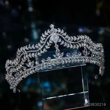 🔥限時下殺🔥皇冠頭飾新娘水晶高級感大氣奢華結婚公主王冠婚紗影樓造型配飾