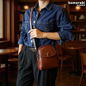 【軟皮百搭】女包 單肩包 斜挎包 手機包 歐美包 真皮小包 時尚潮流設計 輕便隨身 2024新款 通勤逛街必備