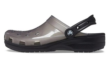 CROCS JELLY CROCS TRANSPARENT BLACK UNISEX SANDALS