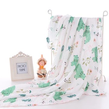 夏季薄款寶寶新生嬰兒襁褓泡泡雙層純棉紗布包巾抱毯洗澡浴巾蓋被