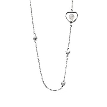 [韓國] [鋼飾] 瑪歌之心鎖骨鍊 / Heart Of Margaret Necklace