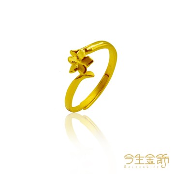 今生金飾 風之韻戒 黃金戒指(網路獨賣)