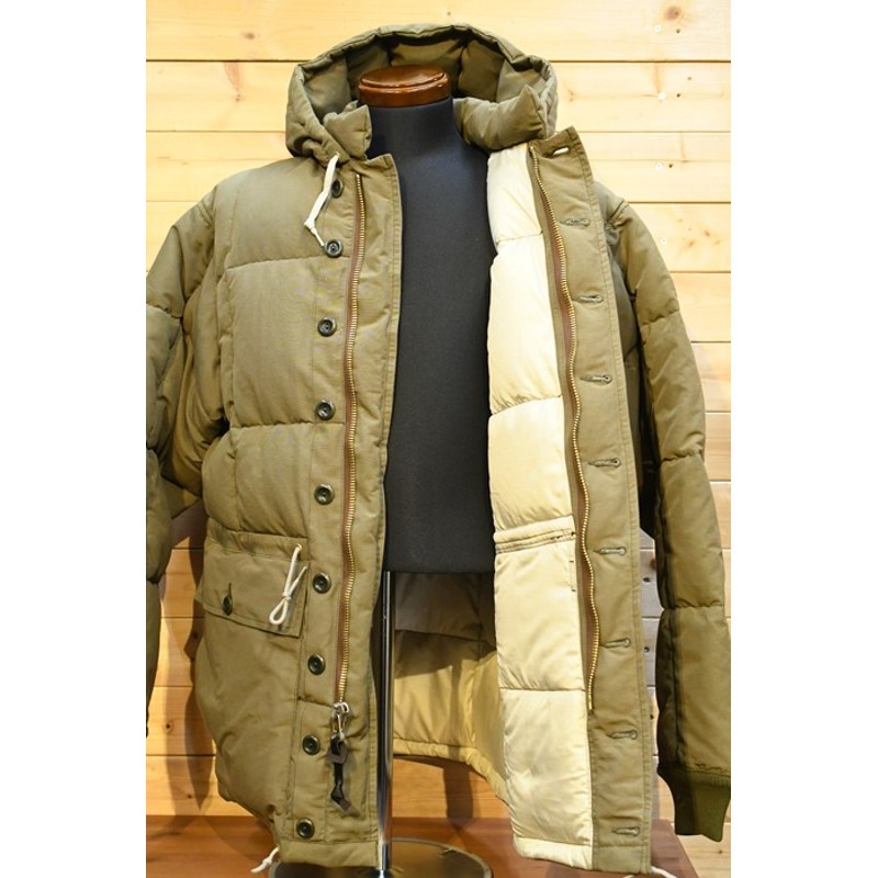 リアルマッコイズ REAL MCCOYS アウター MJ22126 COTTON/NYLON HOODED DOWN JACKET コットン ナイロンフードダウンジャケット OLV（38） | LINEブランドカタログ