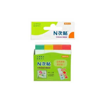 HERWOOD 鶴屋 N次貼 四色 色塊指示標籤 61421