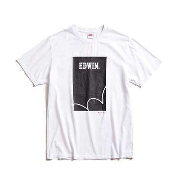 EDWIN｜男裝｜凸版立體印花短袖T恤