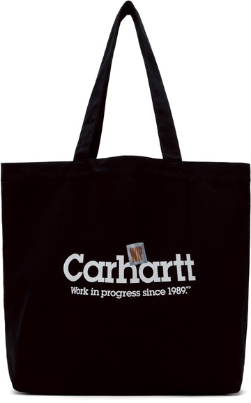 Carhartt Work In Progress 黑色大号 Canvas Graphic 托特包