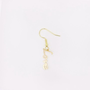 【單入卡片耳環】 文字款 LOVE 簡約 耳環 禮品