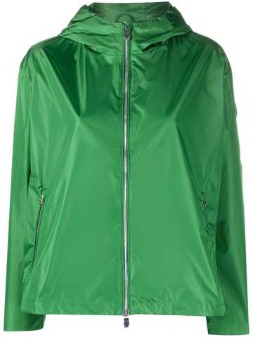 Save The Duck - zip-up hooded jacket - women - Nylon/Recycled Polyester - 3 - Green