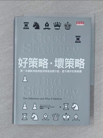 【書寶二手書T1／財經企管_SUX】好策略壞策略_魯梅特