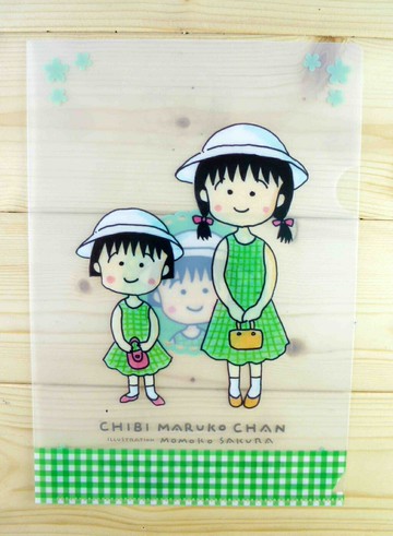【震撼精品百貨】CHIBI MARUKO CHAN 櫻桃小丸子 文件夾/資料夾-姊妹(S)#46319 震撼日式精品百貨