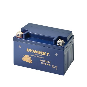 Dynavolt 【MG10ZS-C】12V 8.6Ah 奈米膠體電池(同YTZ10S、TTZ10S、GTZ10S)