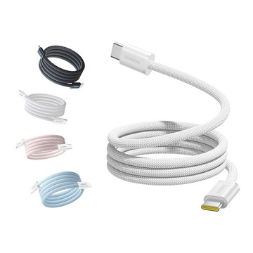 Baseus 靈動磁吸系列 Type-C to Type-C 100W 磁吸線 快速充電線 傳輸線 磁吸收納 1M