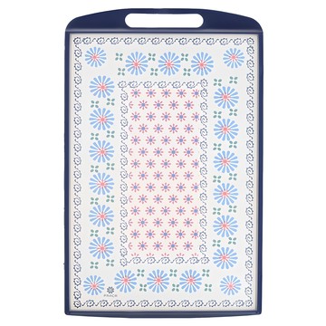 MAISON OBJET 波蘭花紋雙面砧板  1個  鐵線蓮  超大(45 x 28.5 x 1 公分)