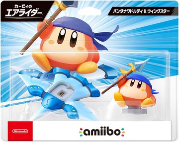 任天堂 amiibo 公仔 頭巾瓦豆魯迪&羽翼之星 卡比的馭天飛行者系列