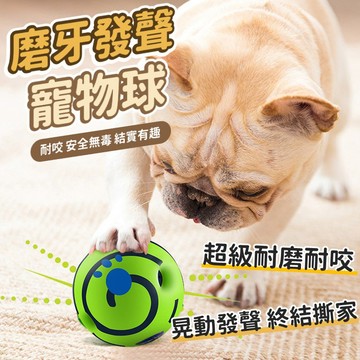 【台灣現貨】自嗨寵物發聲球｜狗狗磨牙耐咬玩具球｜寵物自嗨球｜寵物玩具發聲球｜狗狗互動球｜發聲磨牙寵物球