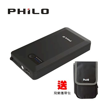 【飛樂】 PQC-8000SE 8000MAH純黑潮酷款-救車行動電源-(送原廠收納包)