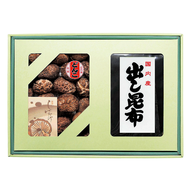 法事引き出物　食品｜30％OFF｜国産椎茸＆昆布セット　No.50　※消費税・8％｜粗供養　法事のお返し