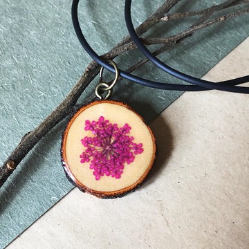 乾花滴膠項鍊/墜子(短款)