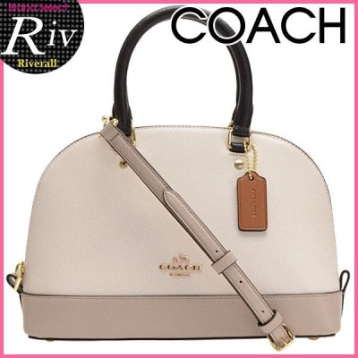 コーチ coach ホワイト オフホワイト バケツ 2way-