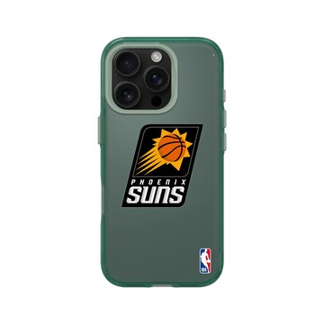 iPhone 16 Pro Clear 憂墨綠 - NBA - Logo-鳳凰城太陽 Phoenix Suns