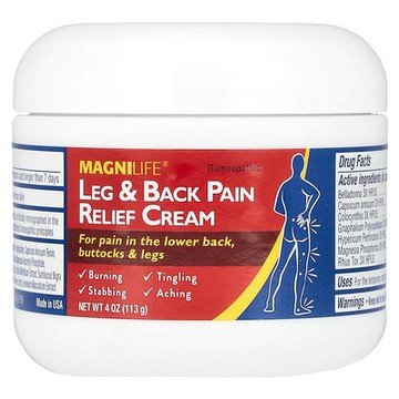 MagniLife, 腿部和背部疼痛舒緩霜，4 盎司（113 克）