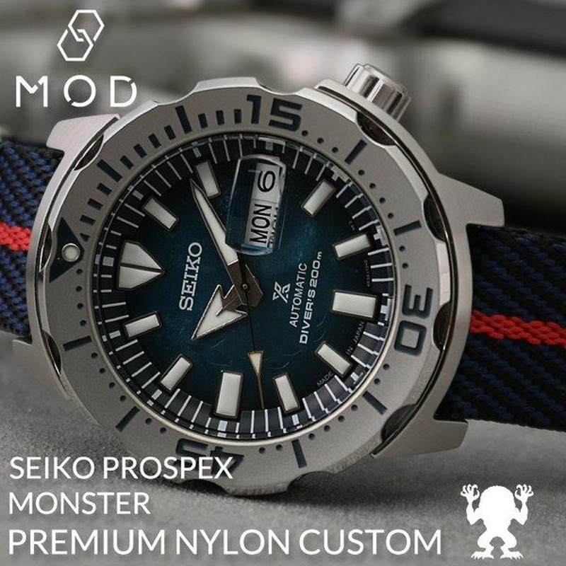 カスタム セイコー 腕時計 SEIKO 時計 セイコー SEIKO プロスペックス モンスター シリーズ MONSTER PROSPEX NATO  ナトー タイプ ベルト SBDY105 SBDY115 | LINEブランドカタログ