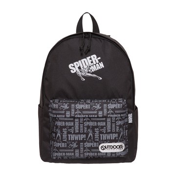 【OUTDOOR】漫威英雄MARVEL-蜘蛛人後背包-黑色 ODDY22F01BK
