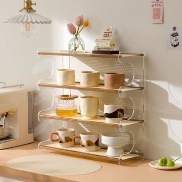 杯架置物架餐桌臺面杯架子桌面茶杯水杯咖啡杯茶具收納桌上放杯子