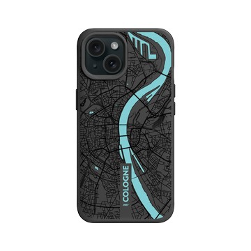 iPhone 15 SolidX 黑 - JOCR - Cologne (Black Logo)