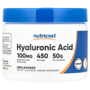 Nutricost, 透明質酸，原味，1.8 盎司（50 克）