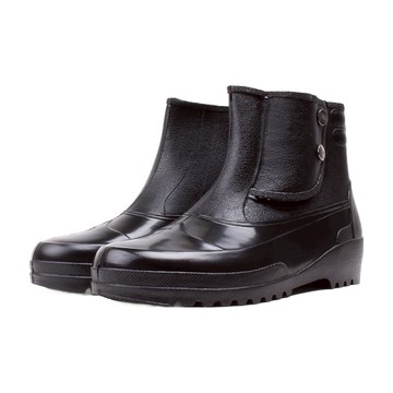 Super Kamitt 男士用輕量短筒橡膠工作靴  黑色  25.5cm