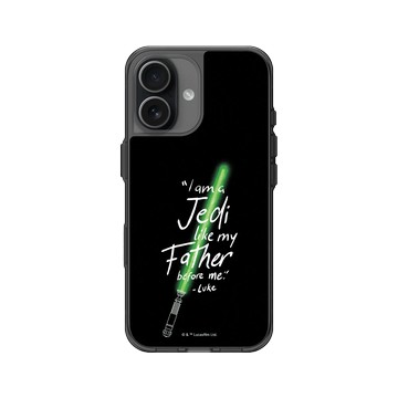 iPhone 17 Clear (相機按鈕) 酷墨灰 - 迪士尼-星際大戰 Star Wars - 絕地武士-光劍系列