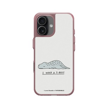 iPhone 17 Clear (相機按鈕) 晶醺玫 - ilovedoodle (Lim Heng Swee) - I Need A T-rest 霸王龍