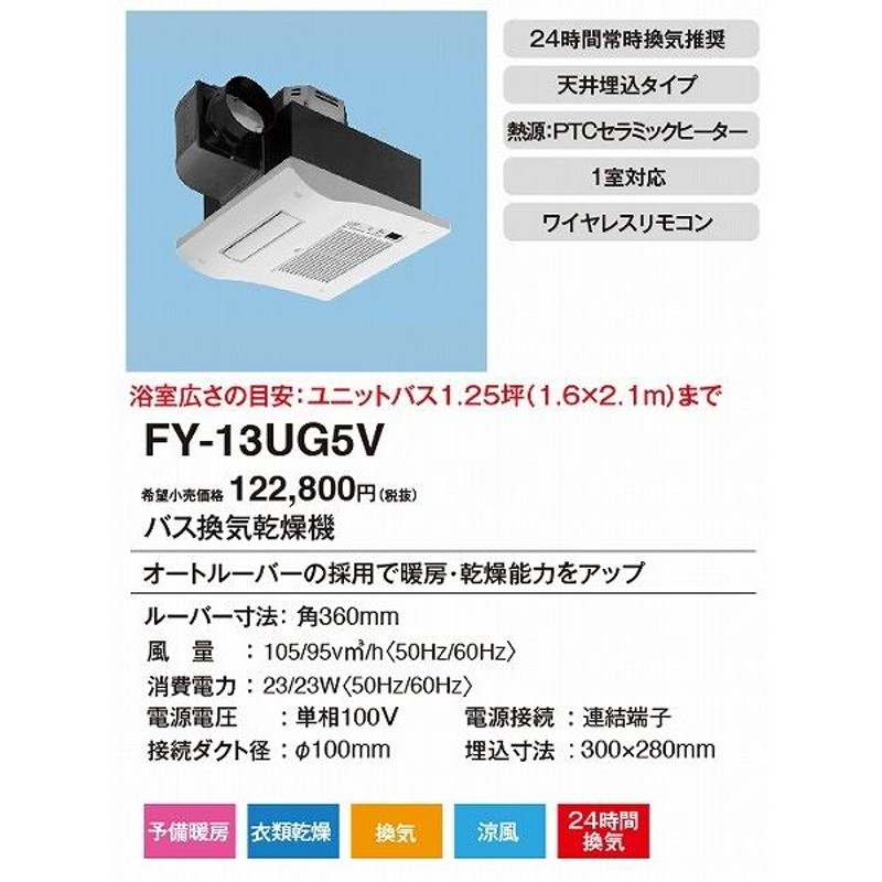 パナソニック バス換気乾燥機 FY-22UG6V - 2