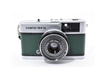 Olympus Trip 35 深綠色 復古 35mm 底片相機 整備翻新 日本製