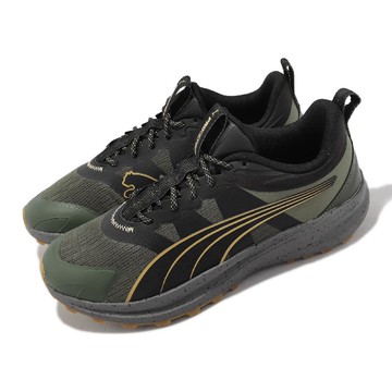 Puma 彪馬 野跑鞋 Redeem Pro Trail 綠 黑 男鞋 越野 戶外 膠底 運動鞋 37877003