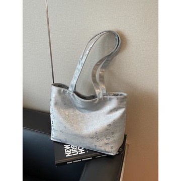 高質感大容量托特包包女2025新款跨境百搭單肩包潮小眾輕奢腋下包