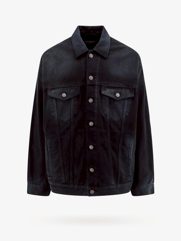 Oversize black denim jacket - BALENCIAGA - gender_Man