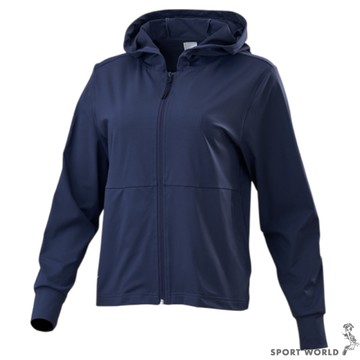 Mizuno 美津濃 連帽外套 女裝 涼感 拇指孔 拉鍊口袋 石墨【運動世界】32TCD23207